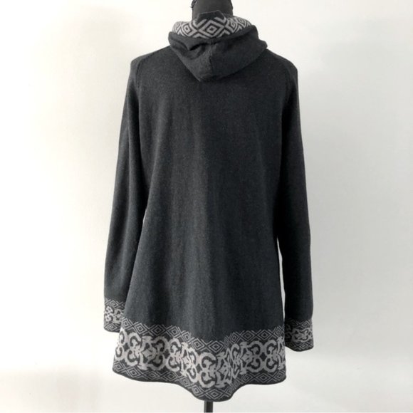 Womens Aventura Berlin Hooded Organic cotton blend zip up Cardigan size M - Picture 8 of 12